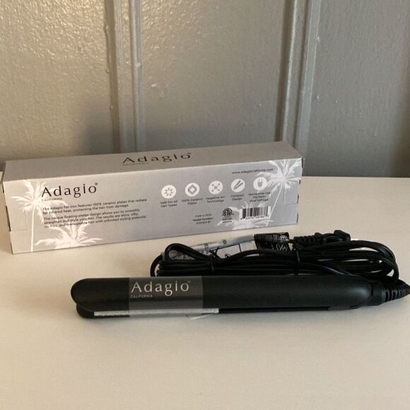 Adagio - Not So Mini - Flat Iron - Brand New! - Picture 2 of 2